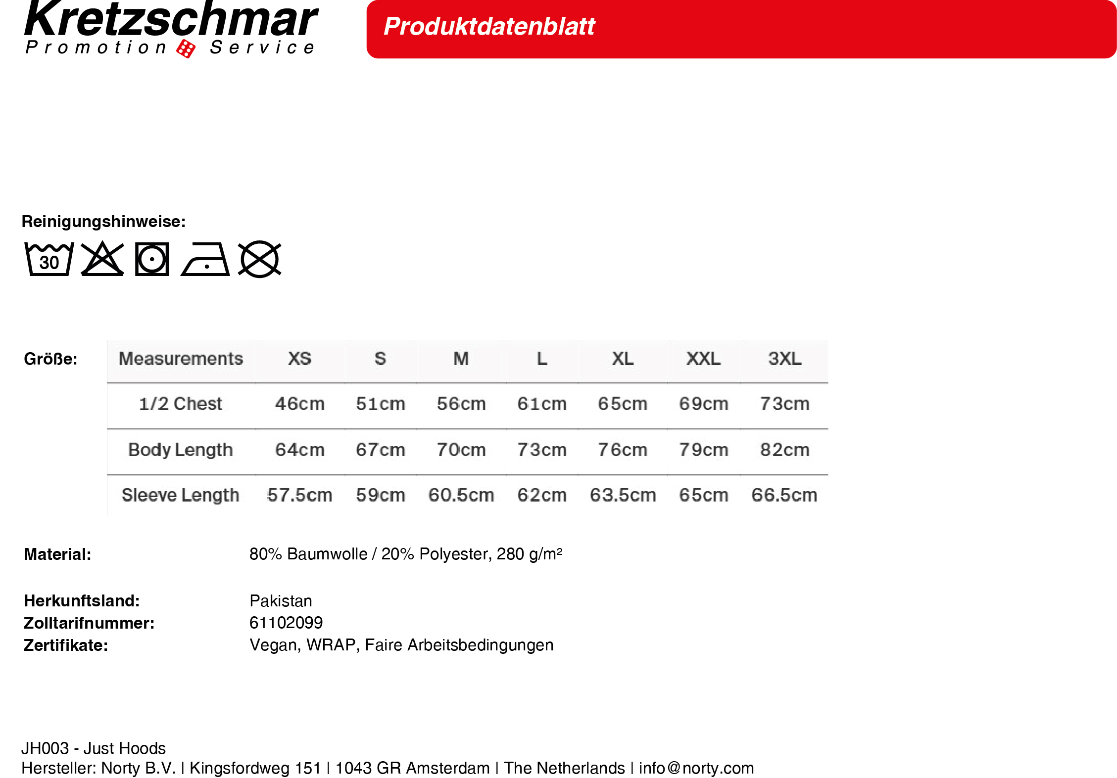 AQUA Hoody Saphire für Erwachsene 