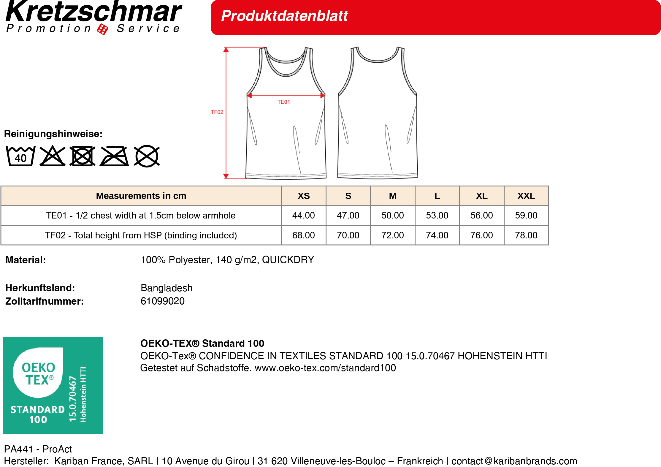 AQUA Tanktop für Herren